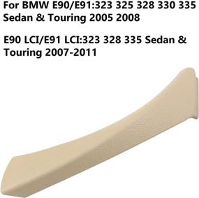 img 3 attached to 🚪 TTCR-II Beige Door Pull Handle Kit for BMW 3 Series E90 E91 E92 E93 (2005-2011)