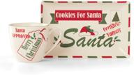 lenox cookies 🎅 - santa 2-piece in green logo