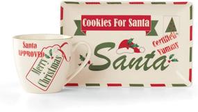 img 2 attached to Lenox Cookies 🎅 - Santa 2-Piece in Green