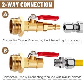 img 1 attached to Winterize Your Trailer with GOLDPAR Blowout Adapter: Say Goodbye to Frozen Plumbing!