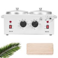 🔥 panghuhu88 professional dual wax warmer - electric wax heater with adjustable temperature for paraffin wax, ideal for facial skin and hair removal tool logo