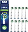 braun oral-b 4210201321439 crossaction toothbrush heads: pack of 10 with cleanmaximiser bristles for comprehensive oral care logo