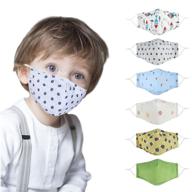 🌟 reach star 12 or 6 pack reusable washable adjustable face masks with 3 layer safety face covering for women and children logo