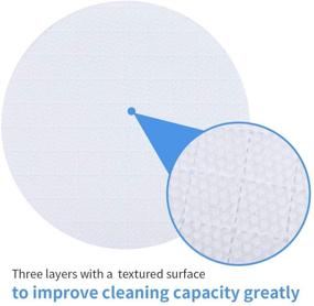 img 1 attached to 🧹 30-Pack of KeeTidy Disposable Mop Pads with 2 Connected Components - Compatible with Bissell Spinwave 2039A 2124