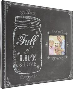 img 3 attached to MCS MBI Full of Life and Love Mason Jar Scrapbook Album: Captivating 12x12 Inch Pages with Photo Opening (860083)