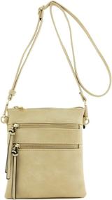 img 4 attached to Functional Multi Pocket Crossbody BLACK Women's Handbags & Wallets in Crossbody Bags