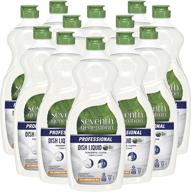 🌿 seventh generation professional dish liquid: free & clear, unscented, hypoallergenic - ideal for sensitive skin (12-pack, 25 fl oz) logo