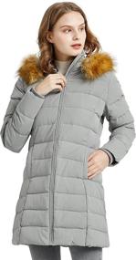 img 4 attached to 🧥 The Ultimate Winter Essential: Orolay Women's Thickened Winter Down Coat with Packable Hood for Unbeatable Warmth and Style