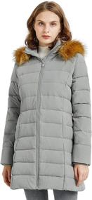 img 1 attached to 🧥 The Ultimate Winter Essential: Orolay Women's Thickened Winter Down Coat with Packable Hood for Unbeatable Warmth and Style