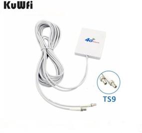 img 3 attached to 📡 KuWFi TS9 Connector 3G 4G LTE Antenna with 3m Cable - Enhanced Signal Booster for 3G 4G LTE Router