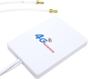 img 2 attached to 📡 KuWFi TS9 Connector 3G 4G LTE Antenna with 3m Cable - Enhanced Signal Booster for 3G 4G LTE Router