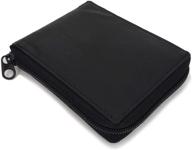 premium leather men's accessories: around bifold wallet logo