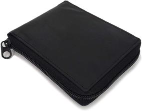 img 4 attached to Premium Leather Men's Accessories: Around Bifold Wallet