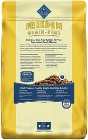 img 3 attached to Blue Buffalo Freedom Grain Free Natural 🐶 Adult Healthy Weight Dry Dog Food - Chicken Formula