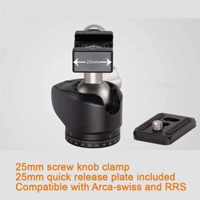 img 2 attached to KAKAFOTO Camcorder Compatible Arca Swiss Sunwayfoto