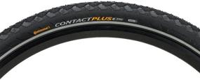 img 1 attached to 🚲 Continental Contact Plus Bike Tire - Durable Replacement for City/Trekking, Enhanced E-Bike Rated Puncture Resistant Tire (24in, 26in, 27in, 28in)