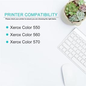 img 3 attached to W-PRINT 34K High Yield 006R01526 Compatible For Xerox Color 550 560 570 Yellow 6R1526 Toner