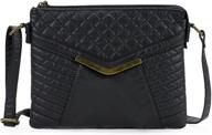 💼 stylish scarleton retro quilted crossbody: perfect women's handbags & wallets in shoulder bags logo