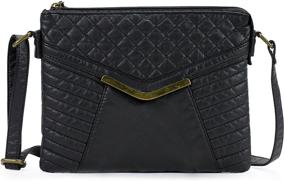img 4 attached to 💼 Stylish Scarleton Retro Quilted Crossbody: Perfect Women's Handbags & Wallets in Shoulder Bags