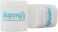 🧼 professional grade 2lb white melt and pour soap base | create your own detergent-free glycerine soaps with saponify logo