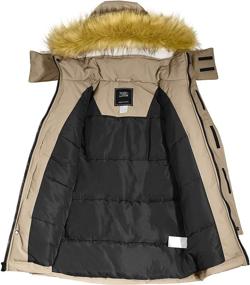 img 2 attached to Stay Cozy this Winter with ZSHOW Boys' Hooded Puffer Jacket