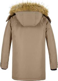 img 3 attached to Stay Cozy this Winter with ZSHOW Boys' Hooded Puffer Jacket
