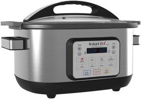 img 2 attached to 🍲 Instant Pot Aura 10-in-1 Multicooker Slow Cooker: 10 One-Touch Programs, 6 Qt Silver - AURA 6Qt