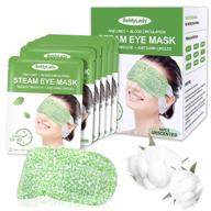 🔥 16-pack steam eye masks for dry eyes - spa warm eye mask for relief of eye fatigue - hot sleep eye mask for puffy eyes - disposable moist heating compress pads for sleeping - unscented logo