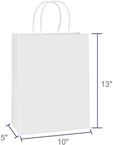 img 3 attached to 🛍️ BagDream 10x5x13 Eco-Friendly Shopping Merchandise Recycled