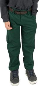 img 3 attached to Leveret Toddler Uniform Cotton Chino Boys' Clothing in Pants