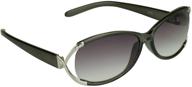 🕶️ prosport women's reading sunglasses: stylish rhinestone-accented light tinted metal frames, non-bifocal logo