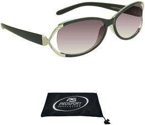 img 3 attached to 🕶️ proSPORT Women's Reading Sunglasses: Stylish Rhinestone-accented Light Tinted Metal Frames, Non-Bifocal