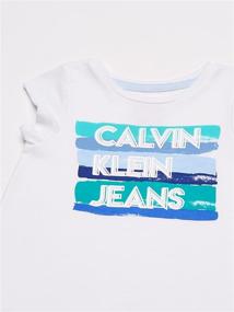 img 3 attached to 👚 Calvin Klein Girls' Little Graphic Clothing: Tops, Tees, and Blouses