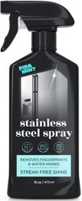 img 4 attached to 🧼 Premium 16oz Stainless Steel Cleaner and Polish Kit - Eliminates Fingerprints, Streaks & Watermarks - Ideal for Fridges, Ovens, Grills, and Dishwashers - Includes Microfiber Cloth