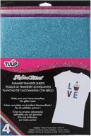 🌆 urban shimmer transfer sheets - tulip logo