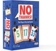 🃏 no thanks! classic strategy card game - ideal for parties and family game night. suitable for ages 8+ with 3-7 players логотип