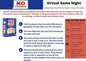 img 1 attached to 🃏 No Thanks! Classic Strategy Card Game - Ideal for Parties and Family Game Night. Suitable for Ages 8+ with 3-7 Players