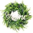 welcome wreath front decor，home decor logo