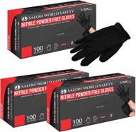 salon world safety nitrile disposable occupational health & safety products for personal protective equipment logo