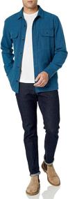 img 2 attached to 🧥 Stylish Goodthreads Heavyweight Flannel Jacket for Men's Buffalo Clothing