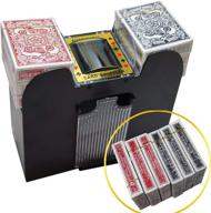 🃏 sk casa 6 deck automatic card shuffler with playing cards - battery-operated electric shuffler - ideal for home & tournament play of classic poker & trading card games логотип