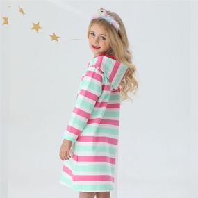 img 1 attached to 👗 Adorable Autumn Princess Dresses: Little Girls Clothes in Cotton, Long Sleeves for Kids Aged 3-8 Years