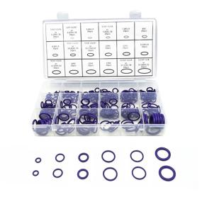 img 4 attached to 270pcs Rubber O Ring Kit - 18 Sizes Sealing Gasket Washer, Nitrile Rubber, Automotive AC O-Rings, Assortment Set for Car Repair, Plumbing, Air/Gas Connections - Boatsea (Purple)