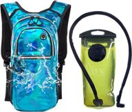 🎒 j.carp 2 pack hydration backpack pack with 2l hydration bladder - lightweight, insulated water backpack for hiking, cycling, camping, music festivals - big storage, keeps water cool for 4 hours - kids, women, men logo