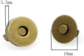 img 3 attached to 🔗 Magnetic Button Fastener: Effortless Clothing Attachment for Leather Items