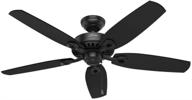 🔌 hunter builder elite 52-inch matte black ceiling fan with pull chain control - indoor логотип