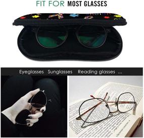 img 1 attached to Colorful Sunglasses Portable Glasses Children Men's Accessories