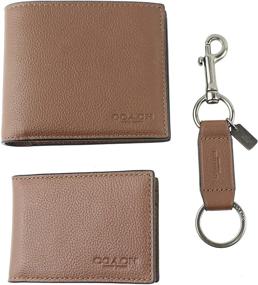 img 4 attached to 🔑 Coach Trigger Keyfob Men's Compact Wallet - Ultimate Accessory for Convenience