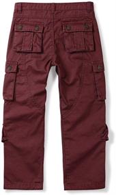 img 3 attached to Mesinsefra Military Outdoor Trousers for US Boys' Clothing, 150CM
