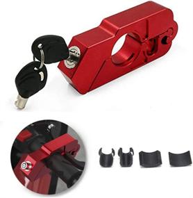 img 1 attached to Motorcycle Aluminum Handlebar Protector Anti Theft